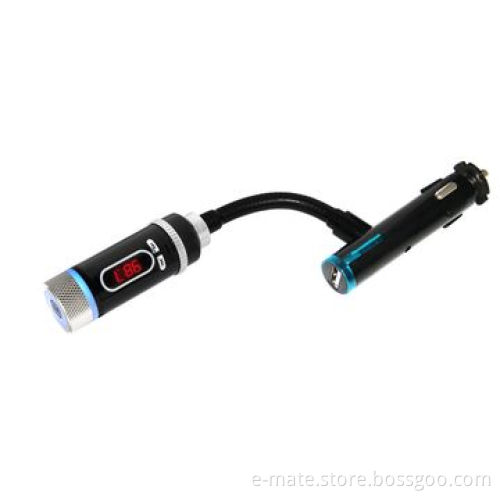 Hi-Fi Car Bluetooth FM Transmitter, with Charging and Perfect Audio Transmission Function